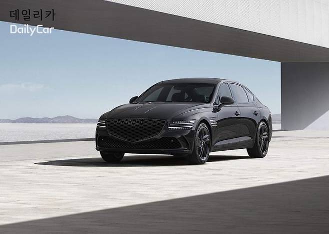 제네시스 G80 블랙