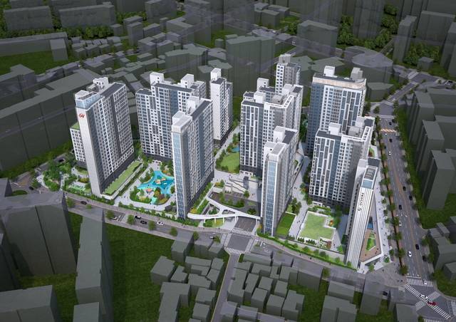 서울 구로구 고척동에 조성되는 '고척 푸르지오 힐스테이트' 투시도. [대우건설 제공]