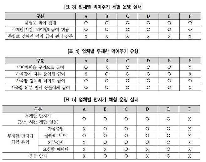동물을 만지고, 먹이주고, 올라타는 등의 ‘동물 체험’이 법으로 규제된 지 1년이 넘었지만, 현장에서는 여전히 무분별한 체험이 진행되는 것이 동물보호단체의 현장 조사 결과로 드러났다. 어웨어 제공