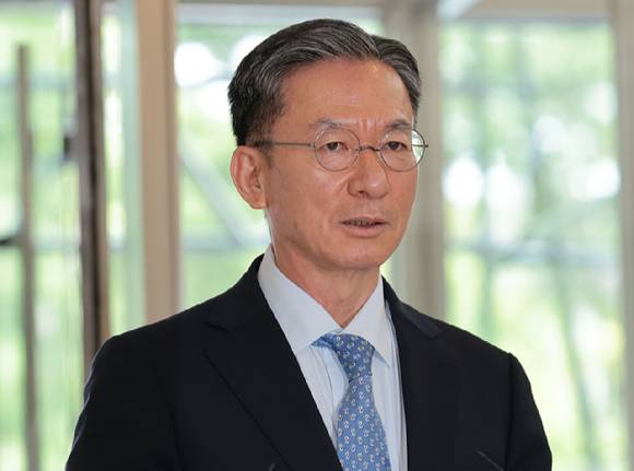 정성호 법무부 장관 후보자가 1일 서울 종로구 적선동에 마련된 인사청문회 준비 사무실로 출근하며 지명 소감을 밝히고 있다. 2025.7.1 [사진=연합뉴스]