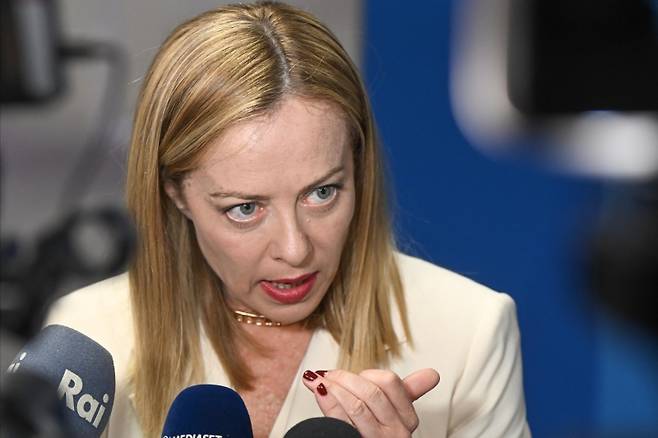 ▲ 조르자 멜로니 이탈리아 총리 [연합뉴스]