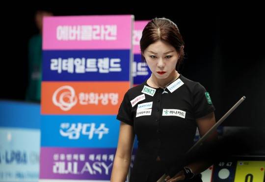 2025-2026시즌 2차전 32강에 진출한 김가영. 사진[연합뉴스]