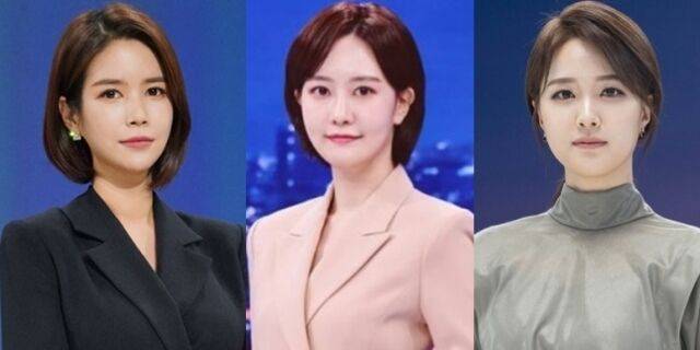 왼쪽부터 한민용 앵커, 김수지 앵커, 안나경 앵커 / JTBC 및 MBC