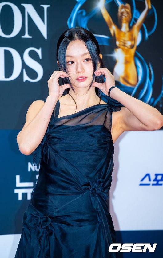 [OSEN=민경훈 기자] 제45회 청룡영화상 레드카펫 행사가 29일 오후 서울 여의도 KBS홀 앞 광장에서 진행됐다.한편,&nbsp;‘제45회 청룡영화상’은 29일 오후 서울 여의도 KBS홀에서 개최된다. 진행은 배우 한지민, 이제훈이 맡는다.배우 이혜리가 레드카펫을 밟고 있다. 2024.11.29 / rumi@osen.co.kr