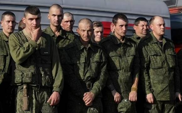 동원령으로 징집된 러시아 신병들 AP 연합뉴스 자료사진