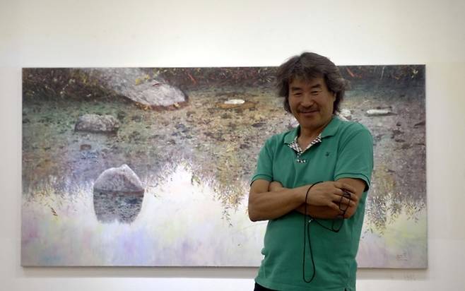 고(故) 김경렬 작가 2018년 작가 누리집에 게시된 사진 [김경렬 작가 누리집 캡처. 재판매 및 DB 금지]