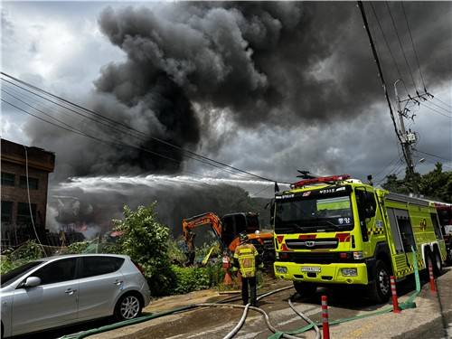 화재 현장 [부천소방서 제공. 재판매 및 DB 금지]
