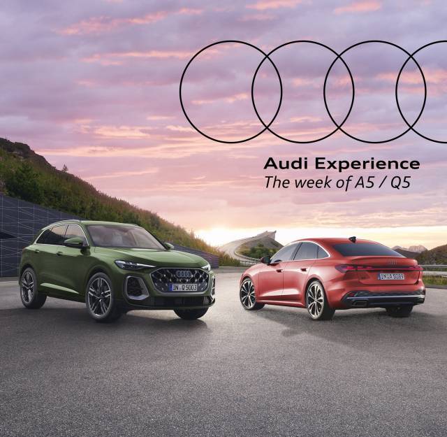 아우디코리아의 고객 대상 전시·시승 행사 ‘아우디 익스피리언스-더 위크 오브 A5 Q5’ 포스터. 아우디코리아 제공