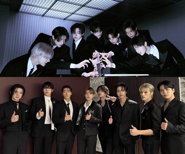 엔하이픈(위), 에이티즈 / 사진=빌리프랩, KQ엔터테인먼트