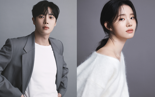 추영우, 신시아(왼쪽부터). 사진| 제이와이드컴퍼니, 매니지먼트 숲
