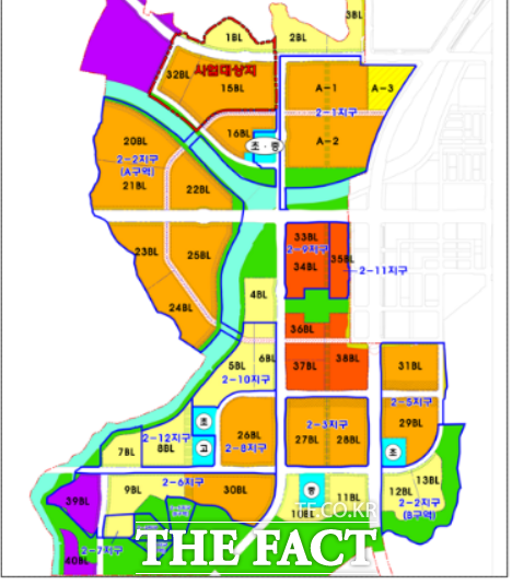 대전도안 지구 위치도. /대전시