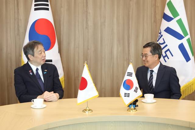 김동연 지사 주한 일본대사 만나 협력 강조 사진제공=경기도