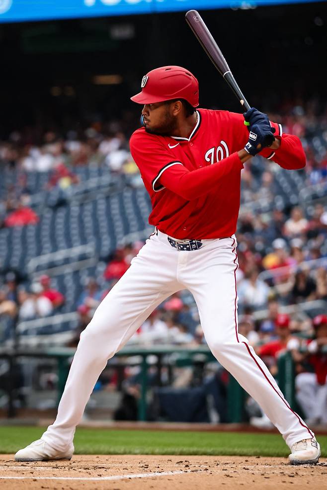 <yonhap photo-0966="">워싱턴을 대표하는 강타자로 자리매김한 제임스 우드. [AFP=연합뉴스]</yonhap>