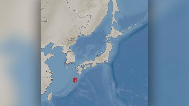 일본 가고시마현 가고시마시 남남서쪽 바다 규모 5.0 지진 [연합뉴스/기상청 제공]