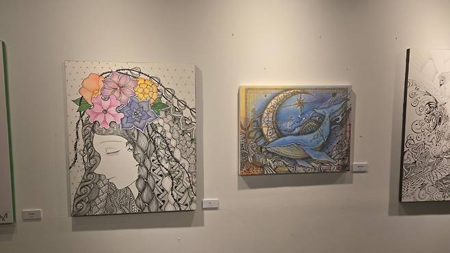 제주초록탱글전시회 출품 작품