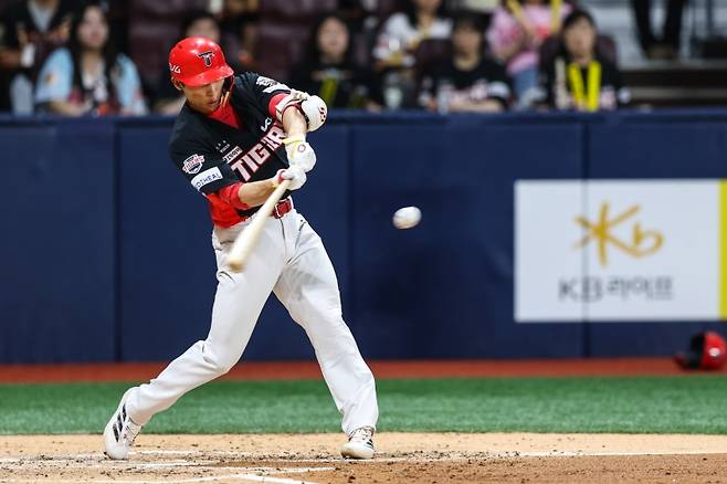 ▲타격하는 김호령 [KIA 타이거즈]