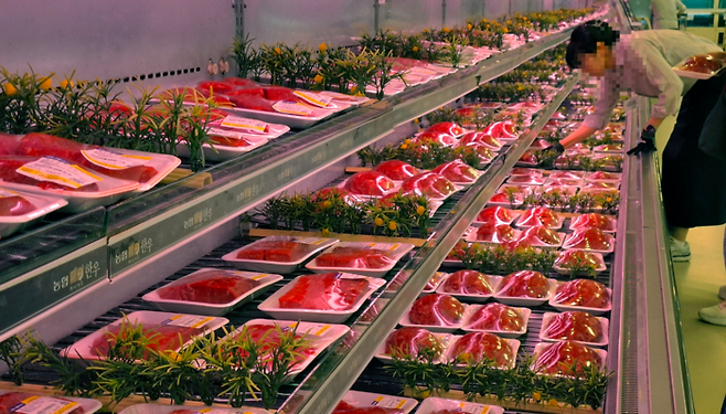 소비자물가가 두달만에 2%상승한 가운데 양재동 하나로마트에서 고객들이 쇼핑을 하고 있다. 2025.07.02 [이승환 기자]