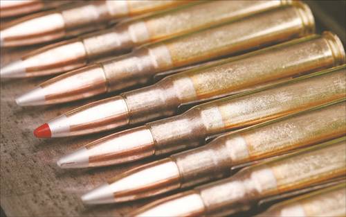 풍산 주력은 총탄과 포탄이다. 사진은 풍산이 생산하는 50구경 기관총탄. (풍산 제공)