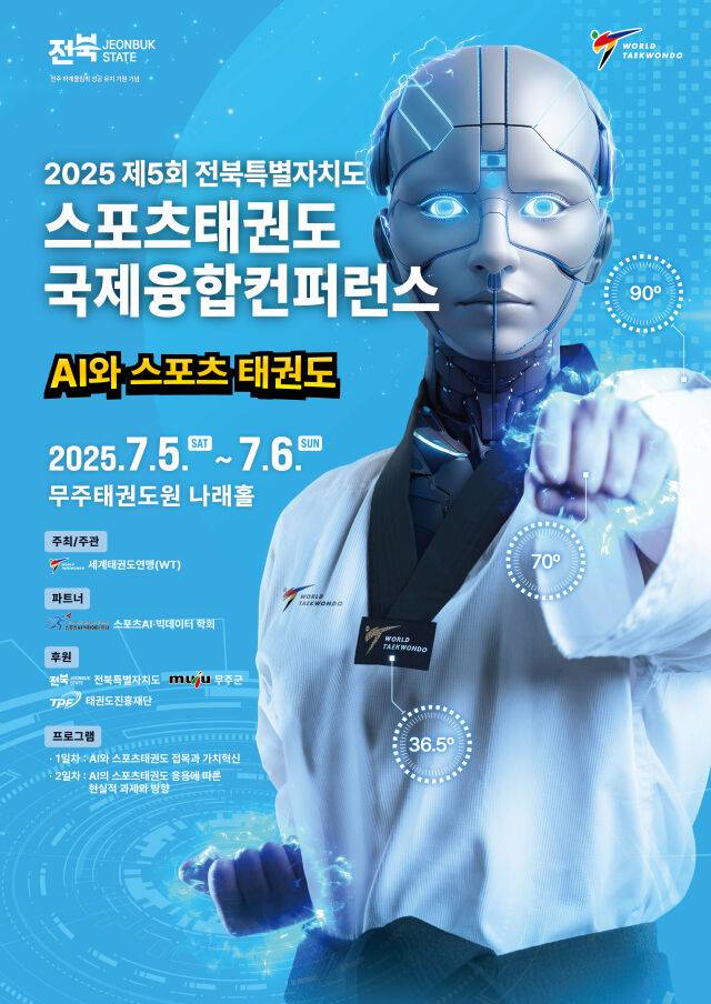 2025 제5회 전북특별자치도 스포츠태권도 국제융합컨퍼런스가 오는 5일부터 6일까지 개최된다./스포츠플러스