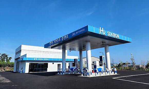 함덕 그린수소 충전소 전경 ⓒ제주도 제공