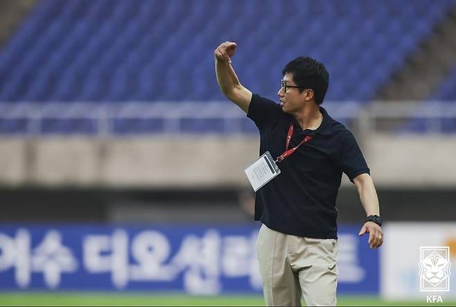 광주FC의 이정효 감독 [대한축구협회 제공. 재판매 및 DB 금지]