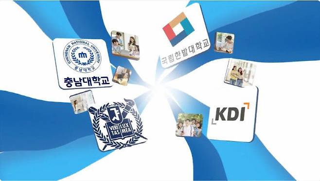 세종시 공동캠퍼스 주요 입주 대학 면면. 사진=공캠법인 누리집 갈무리.