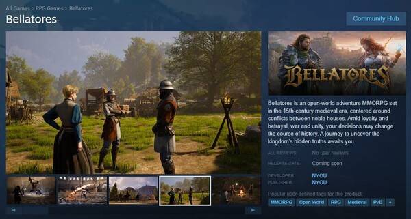 7월 30일부터 8월 3일까지 5일간 Steam(스팀) 플랫폼을 통해 벨라토레스 테스터를 모집한다. 사진=엔유