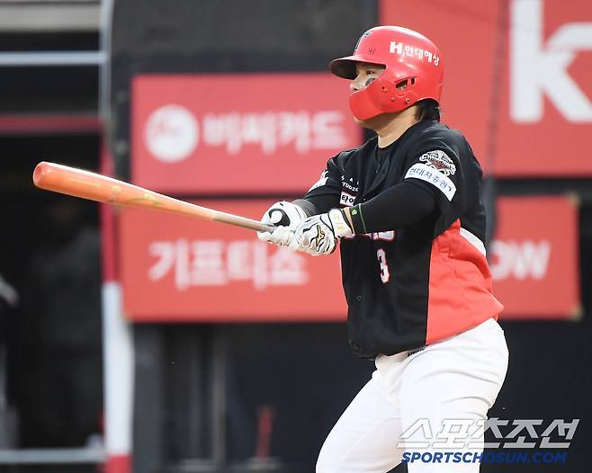 21일 수원 KT위즈파크에서 열린 KIA-KT전. 3회초 김선빈이 타격하고 있다. 수원=정재근 기자 cjg@sportschosun.com/2025.5.21/