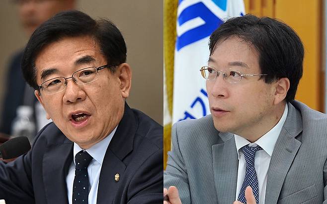 정일영 더불어민주당 의원 (왼쪽), 김세용 고려대 건축학과 교수 (오른쪽) / 출처=뉴시스, GH 제공