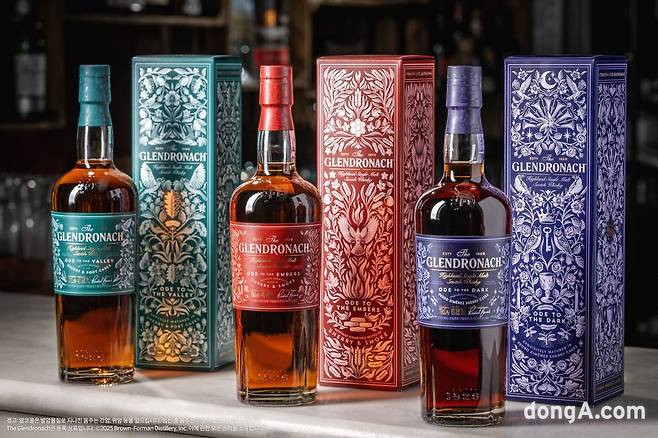 글렌드로낙, 마스터 앤솔로지 3종 위스키.