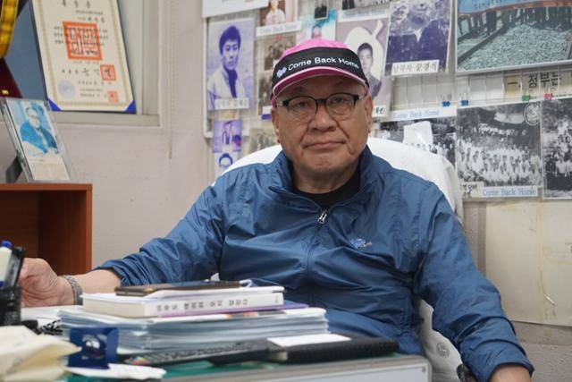 최성룡 납북자가족모임 대표. 가족모임 제공