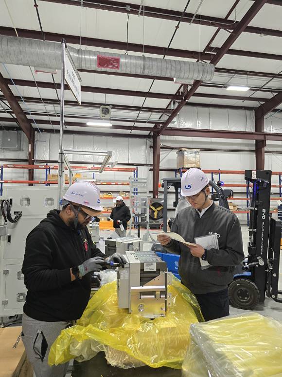 미국 텍사스주 배스트럽시에 위치한 'LS일렉트릭 배스트럽 캠퍼스' 내부. [사진=LS]