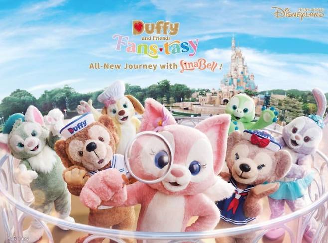 도쿄디즈니랜드에서 인기가 높은 더피와 친구들 캐릭터