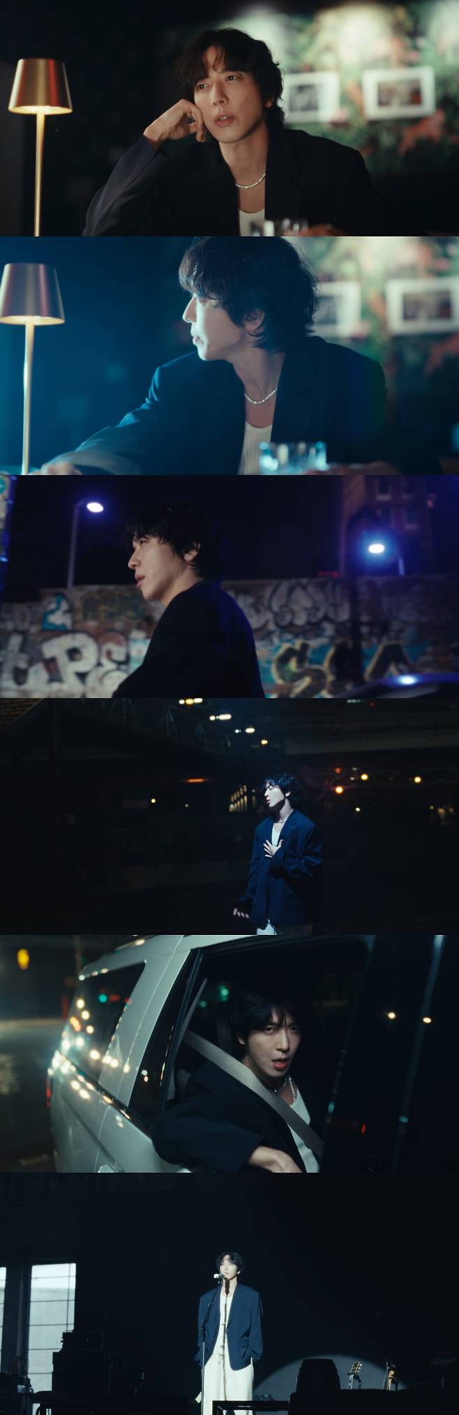 그룹 씨엔블루 정용화 /사진='나이트 러너' 뮤직비디오 캡처