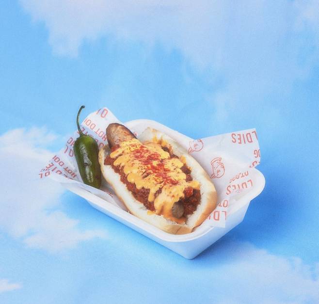 A chilli hot dog at Oldies Hotdog in Jung-gu, central Seoul (Oldies Hotdog)