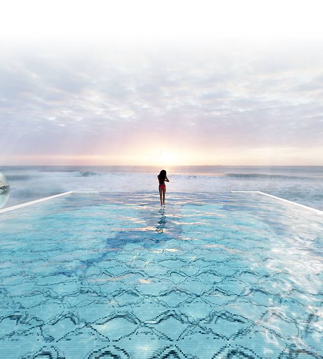 Sol Beach Namhae's infinity pool [SOL BEACH NAMHAE]