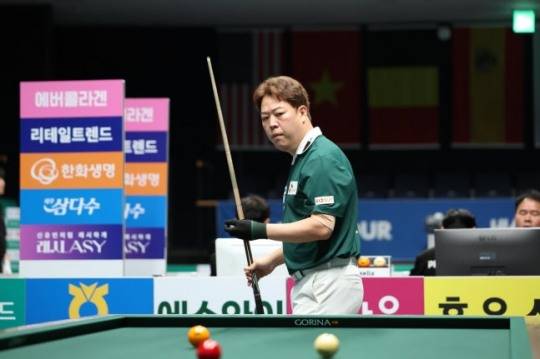 하나카드 챔피언십 128강을 통과한 강동궁 / PBA 제공