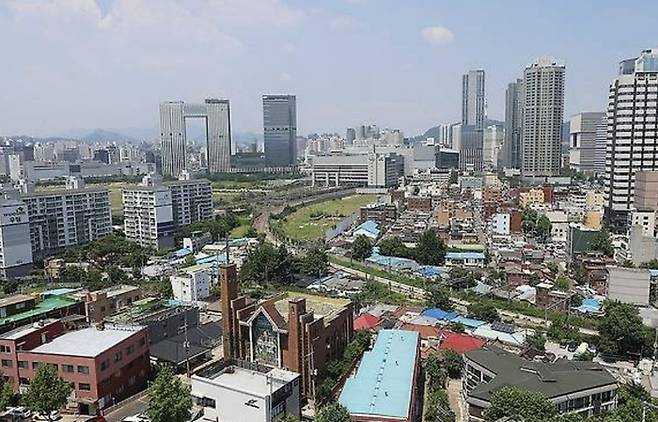 용산정비창 전면 1구역 전경 [사진 = 연합뉴스]
