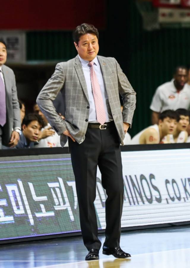 문경은 감독은 kt의 창단 첫 우승을 목표로 삼았다. 사진=KBL 제공