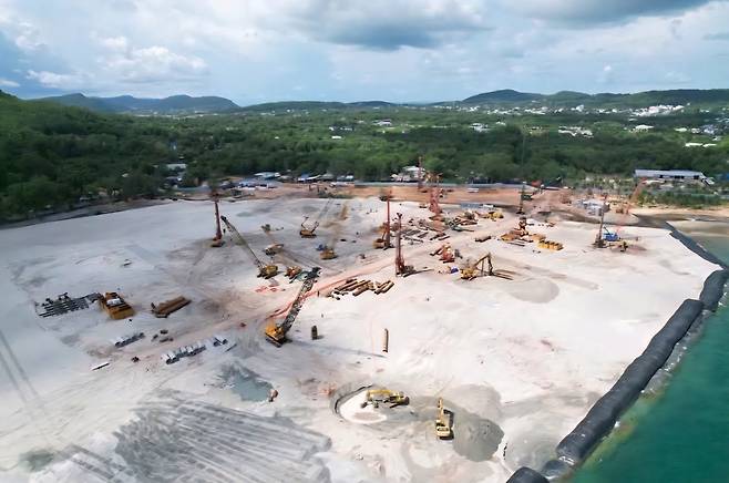 2027 APEC 부지 공사현장