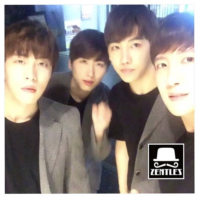 사진=왼쪽에서 첫 번째, 젠틀즈(zentlez) 공식 X 계정