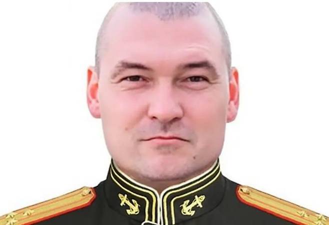 [서울=뉴시스]러시아 해군 부사령관 미하일 구드코프 소장이 러시아 쿠르스크 지역에서 우크라이나군의 공습으로 사망했다고 러시아 극동 지역의 올레그 코제미야코 주지사가 3일 밝혔다. 숨진 구드코프 소장. <사진 출처 : 키이우 인디펜던트> 2025.07.03.