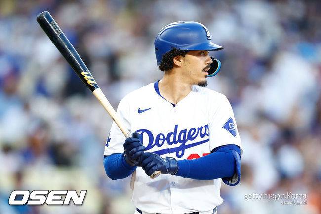 [사진] LA 다저스 시절 미겔 바르가스. ⓒGettyimages(무단전재 및 재배포 금지)