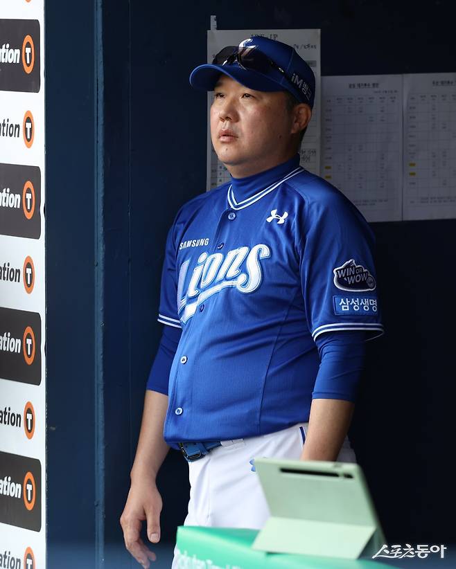 삼성의 하향세가 심상치 않다. 삼성은 최근 10경기에서 2승8패를 남기며 4위에서 7위로 떨어졌다. 이 기간 역전승은 단 한 번도 없었다. 사진제공｜삼성 라이온즈