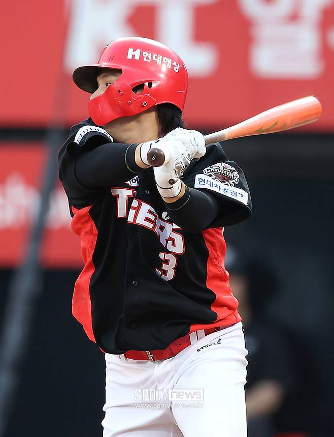 ▲ 종아리 부상을 털어내고 복귀 채비를 마쳐가고 있는 김선빈 ⓒ곽혜미 기자