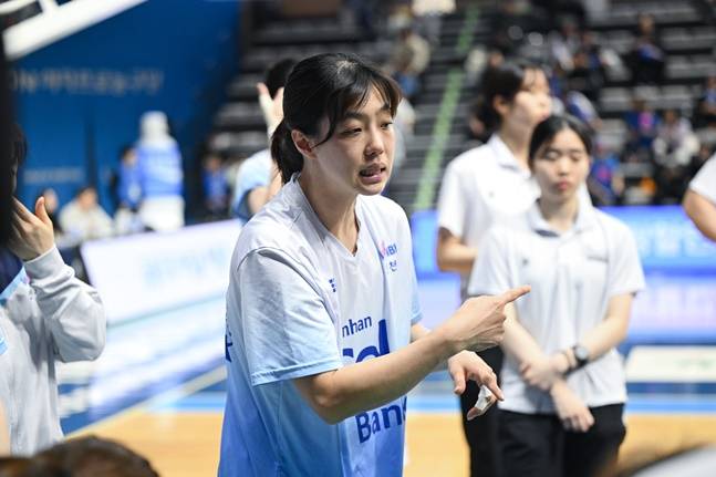 선수 시절의 이경은 코치. /사진=WKBL 제공