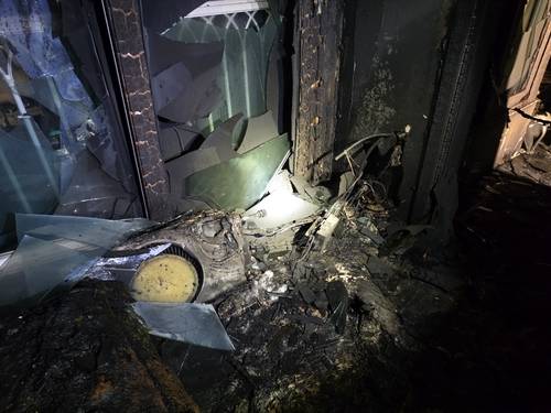 불에 탄 내부 [부산소방본부 제공. 재판매 및 DB금지]