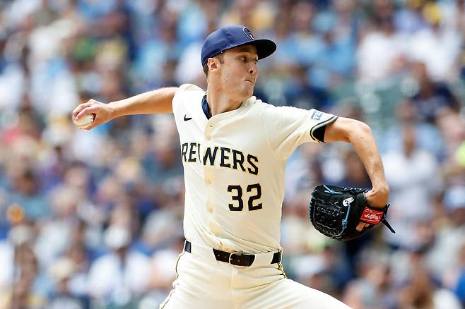 밀워키 브루어스 루키 파이어볼러 제이콥 미저라우스키. AFP연합뉴스