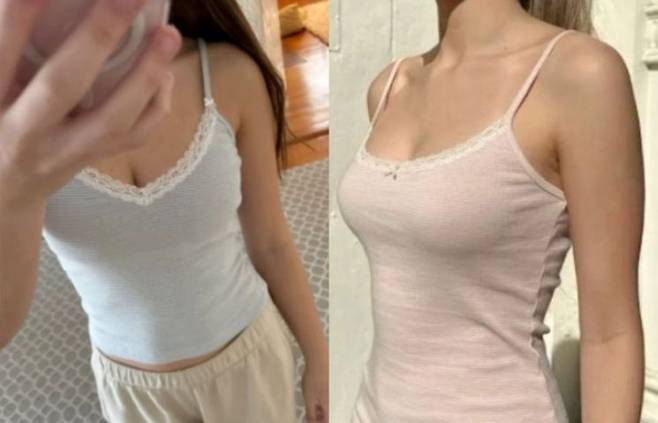 메이양이 입은 민소매. 레딧·뉴욕포스트