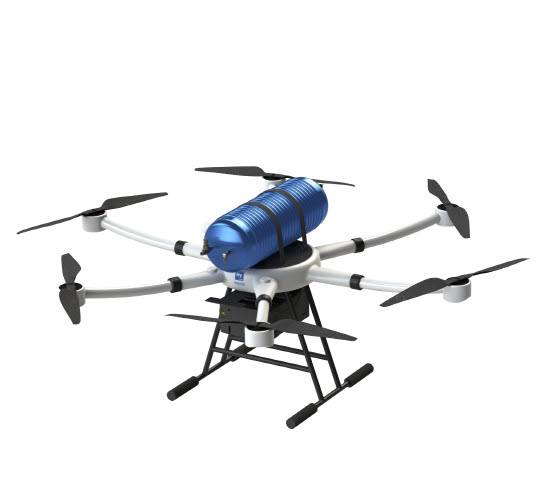 하이리움산업의 헥사드론 'HyliumX-H'.